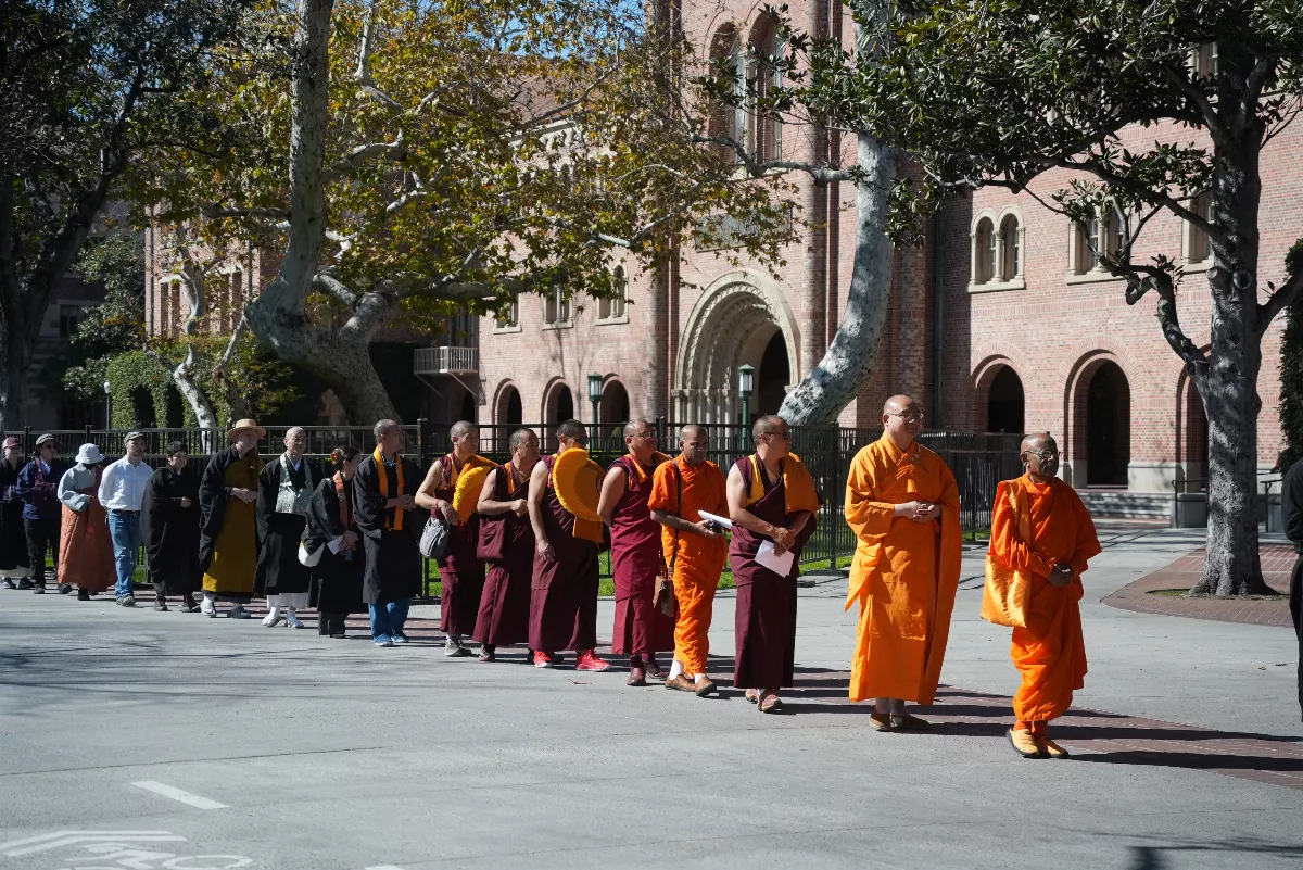 SoCal Buddhist Leaders Unite as Sacred Bodhi Tree Takes Root at USC